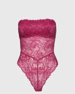Allover Lace Open Back Bodysuit in*La Senza Discount