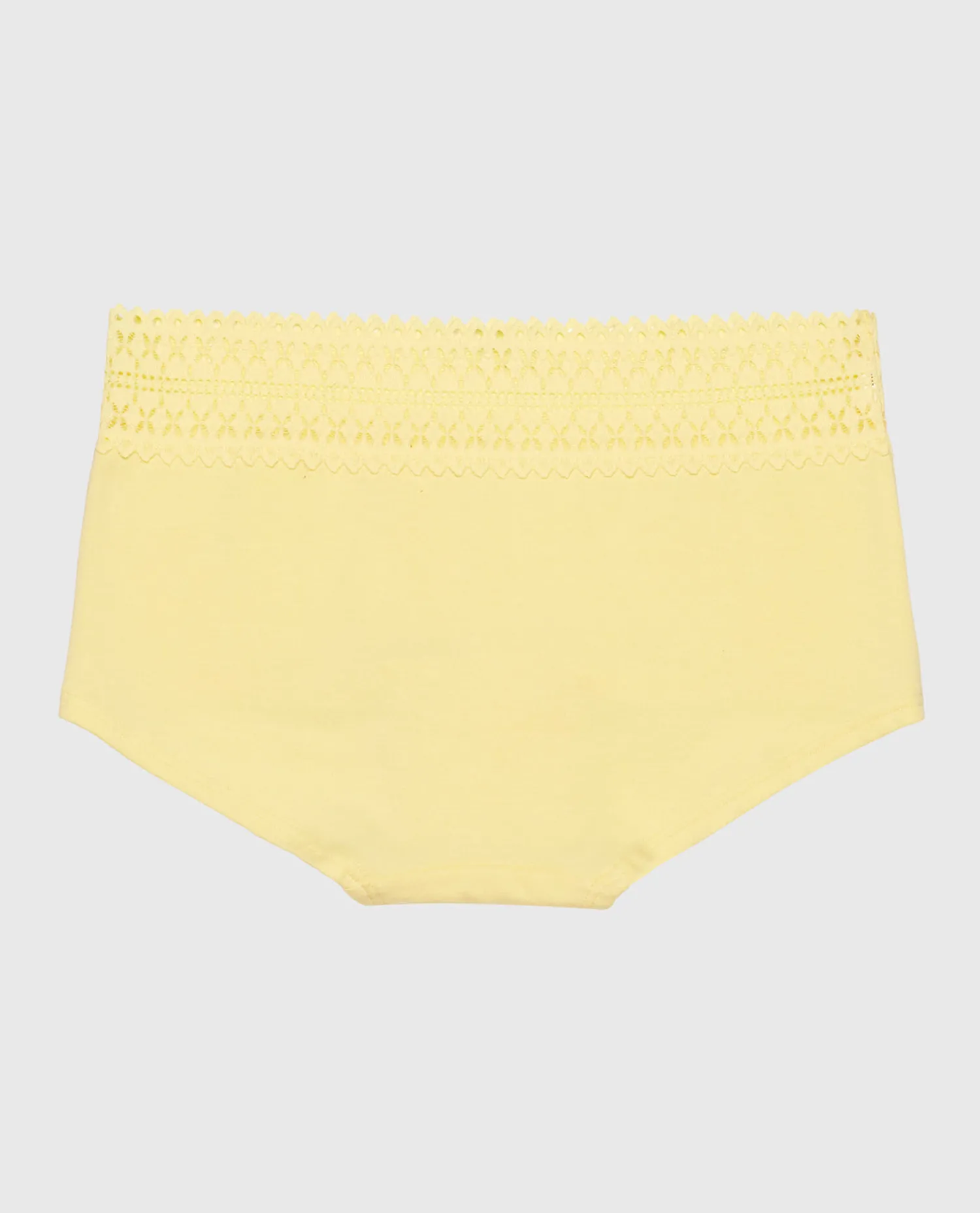 Boyshort Panty with Lace Trim in*La Senza Hot