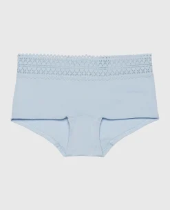 Boyshort Panty with Lace Trim in*La Senza Fashion