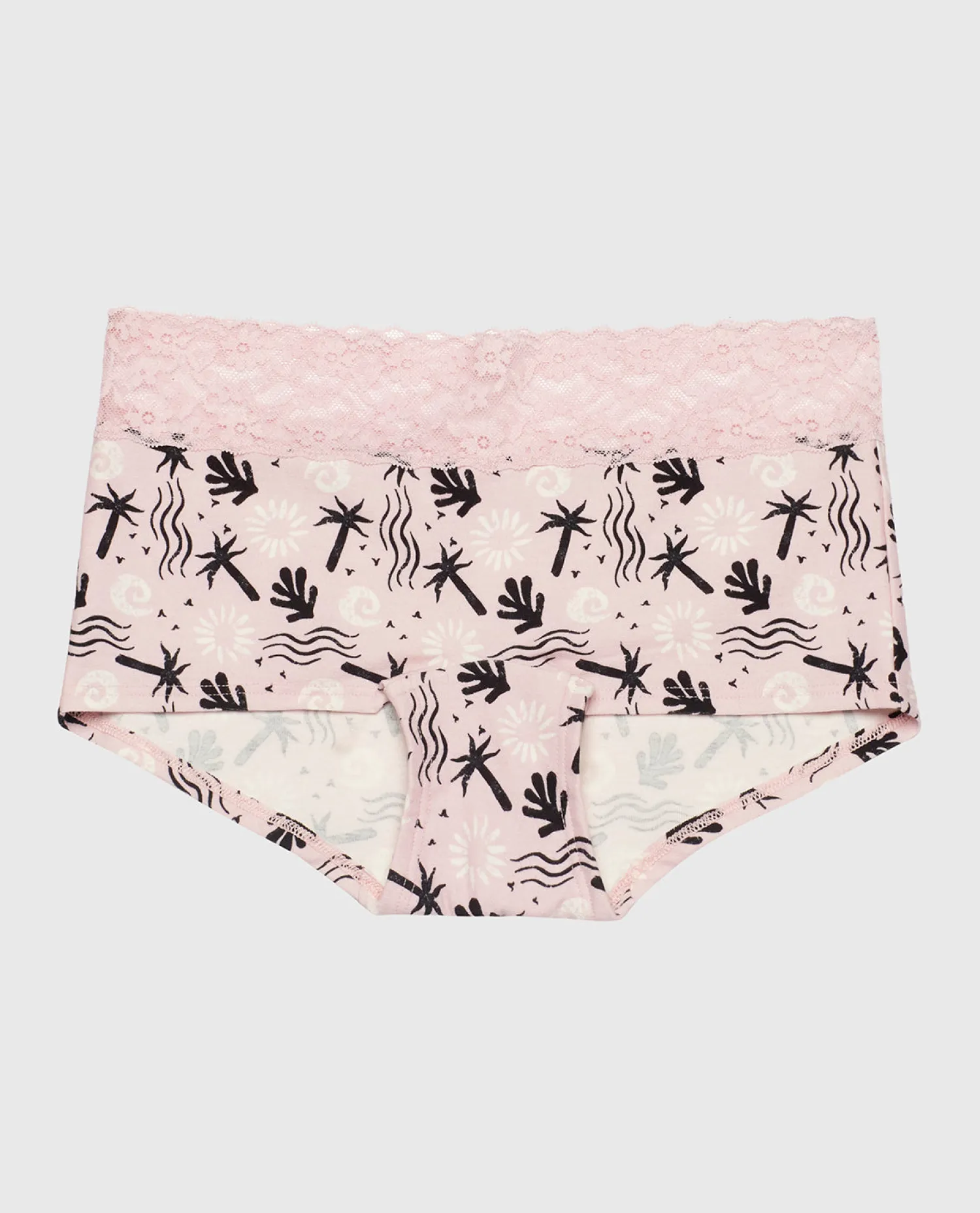 Boyshort Panty with Lace Trim in*La Senza Outlet