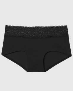 Boyshort Panty with Lace Trim*La Senza Sale
