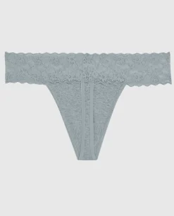 Everyday Thong Panty with Lace Trim*La Senza Best