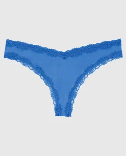Lace Trim Thong Panty*La Senza Clearance
