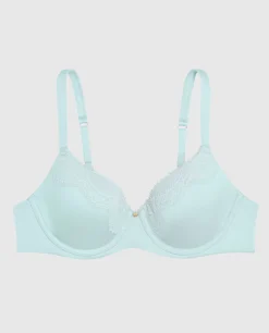 Lightly Lined Full Coverage Bra with Lace Overlay in*La Senza Fashion
