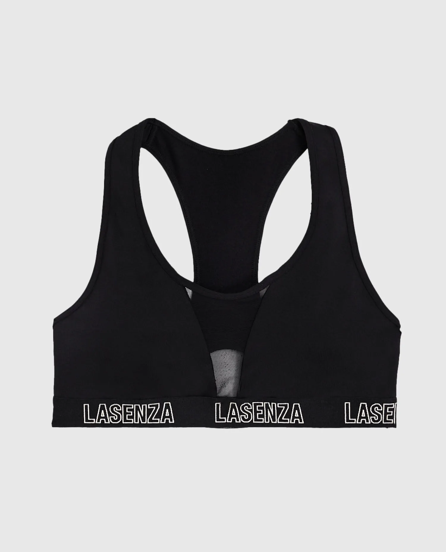 Low Impact Logo Sports Bra in Black*La Senza Discount