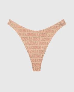 No Show Invisible High Leg Thong Panty*La Senza Fashion