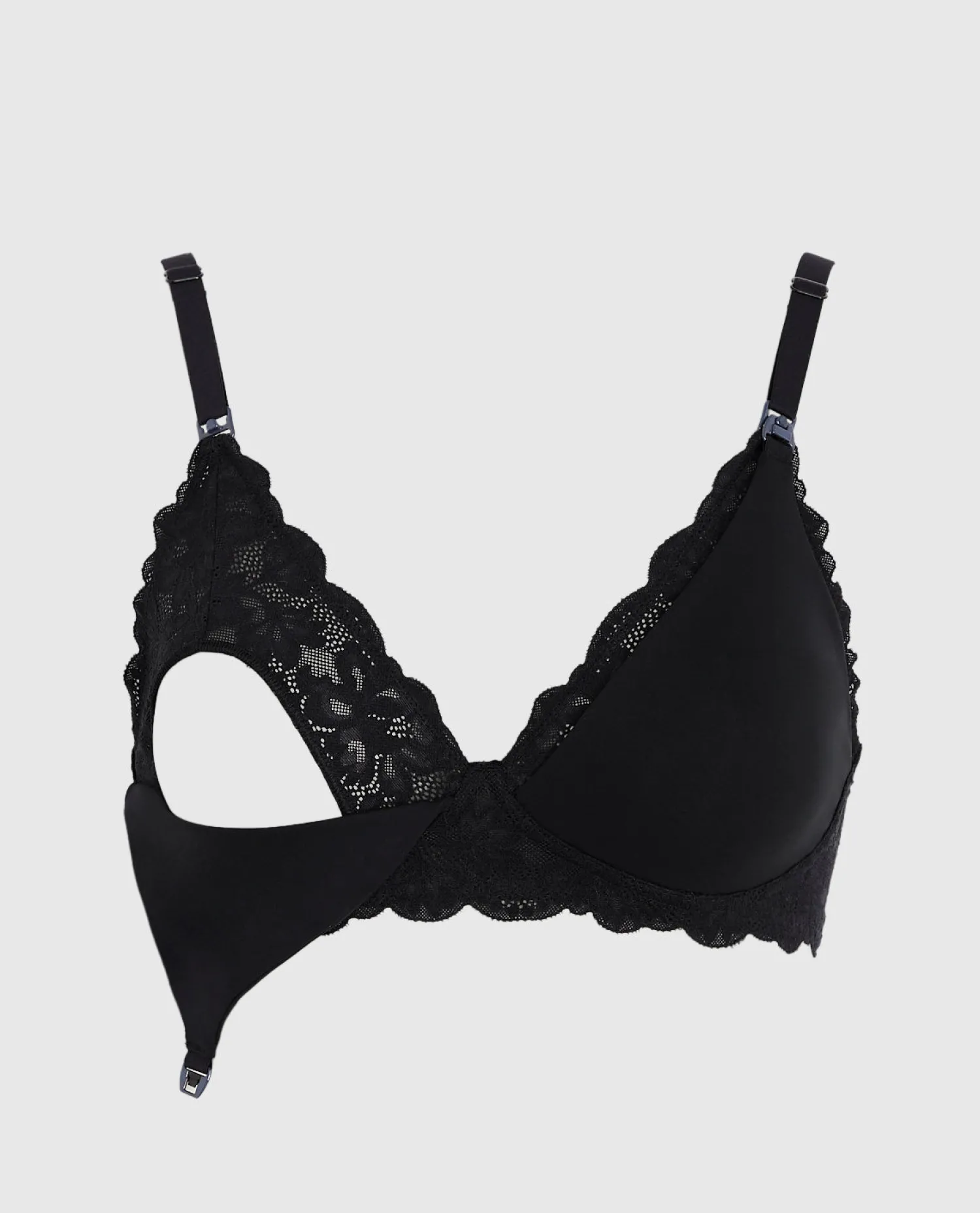 Nursing Bra with Lace Wing in Black*La Senza Outlet