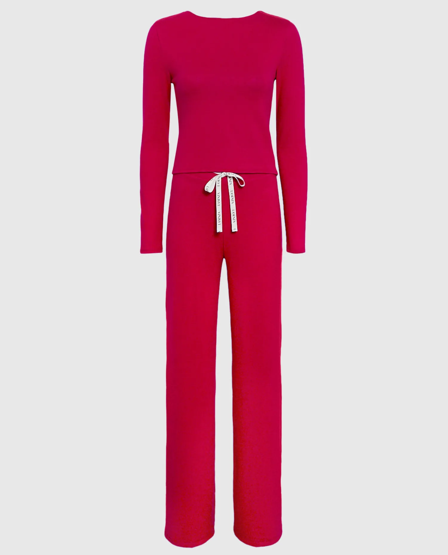 Pajama Pant with Logo Drawstring in Cosmo Red*La Senza Fashion