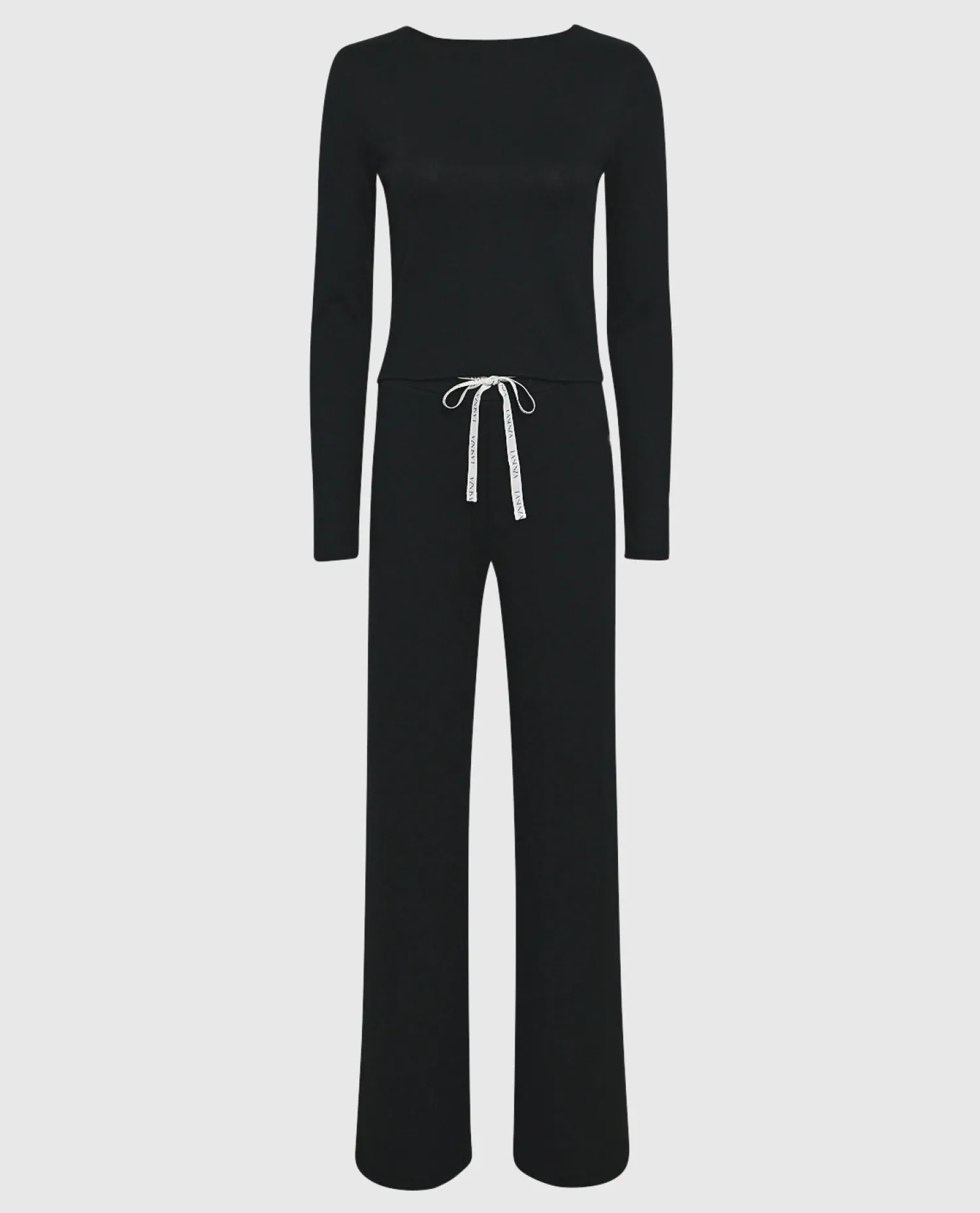 Pajama Pant with Logo Drawstring in Smoulder Black*La Senza Online