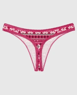 Remix Cotton Thong Panty*La Senza Best