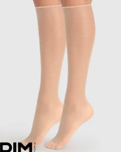 Sheer Knee High Stocking in Sugar Baby*La Senza New