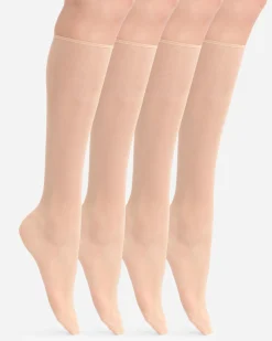 Sheer Knee High Stocking in Sugar Baby*La Senza New
