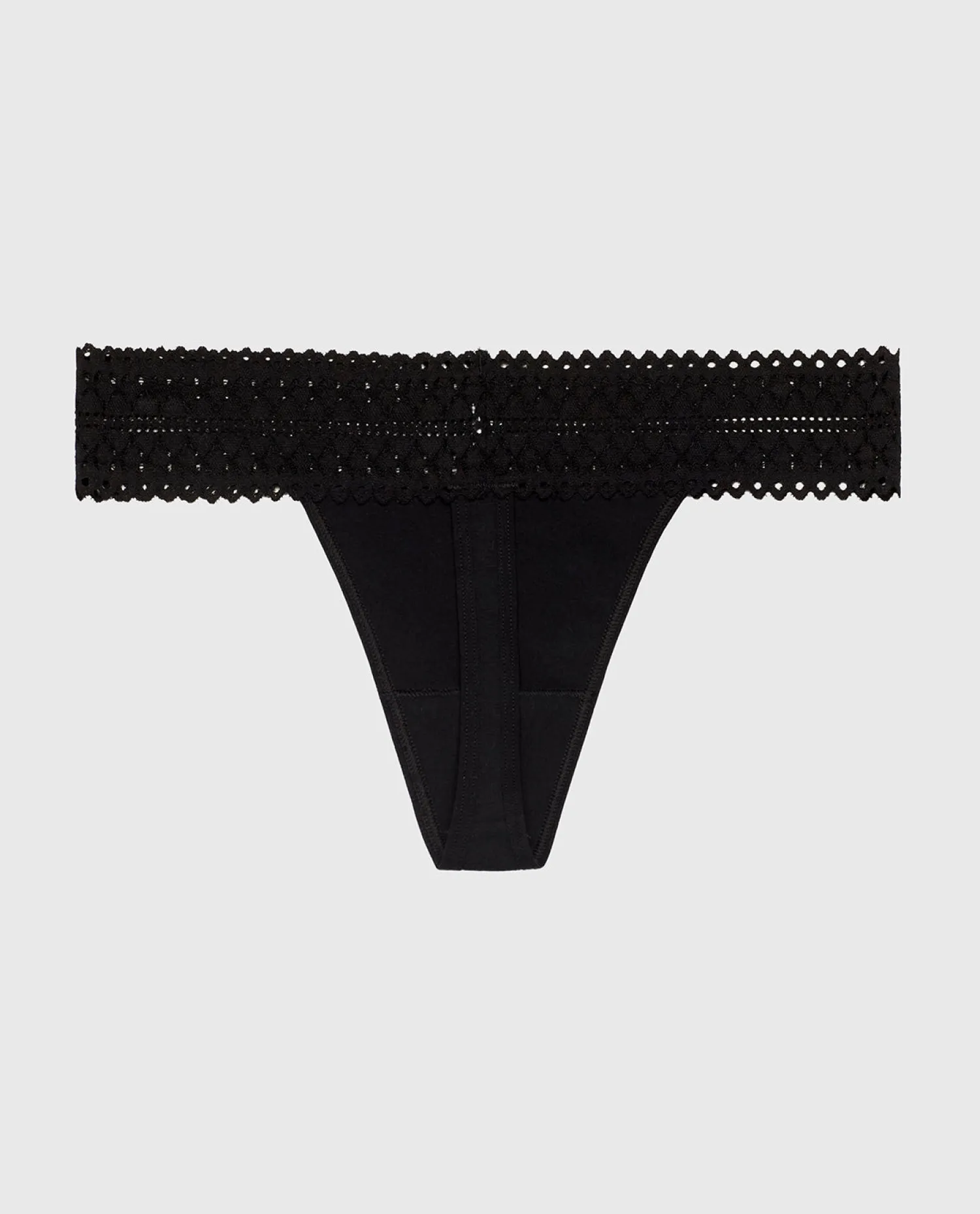 Thong Panty with Lace Trim in*La Senza Discount
