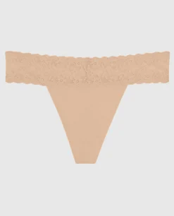 Thong Panty with Lace Trim*La Senza Online