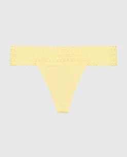 Thong Panty with Lace Trim in*La Senza Hot