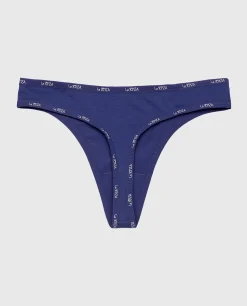 Thong Panty with Logo Trim in*La Senza Best