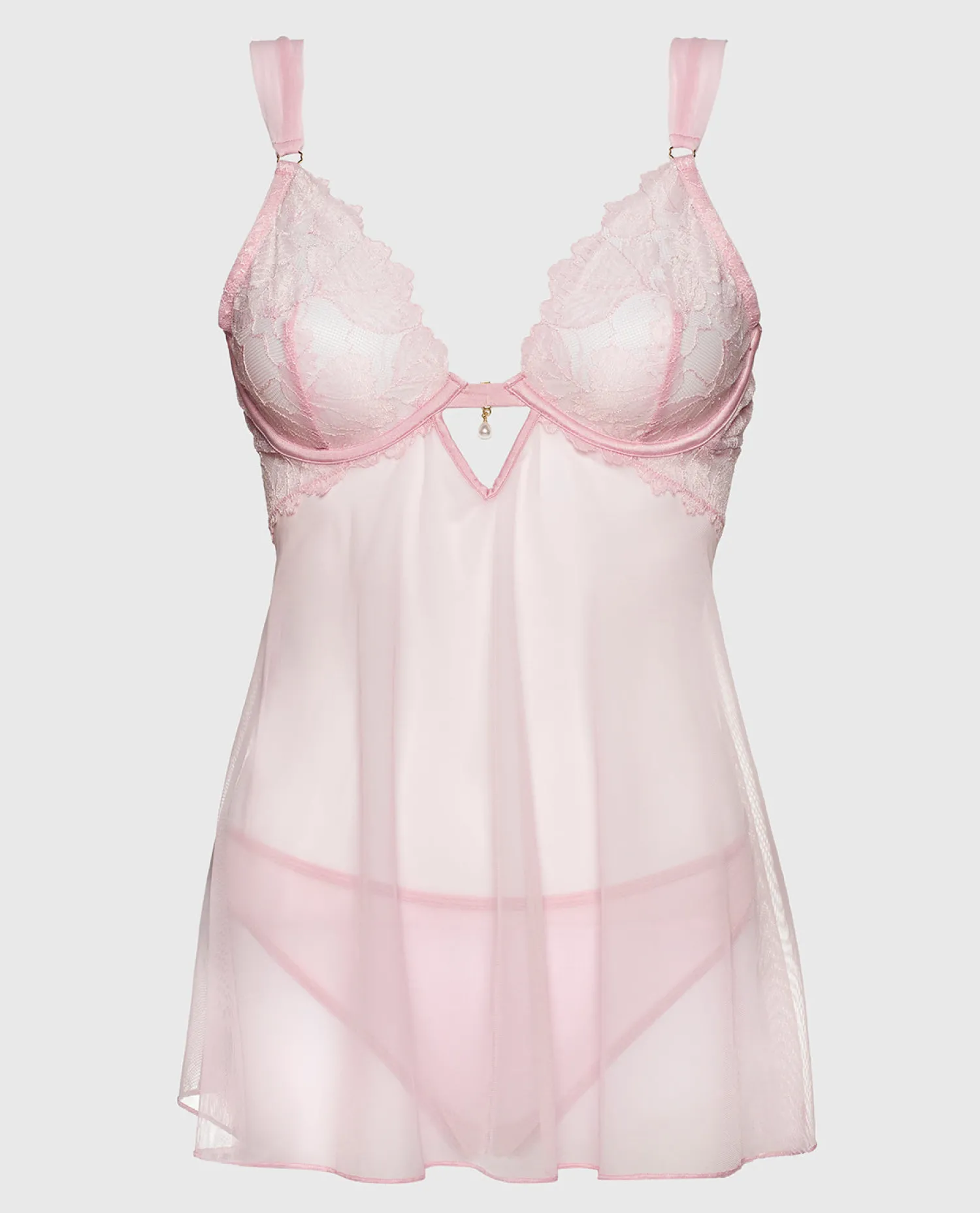 Unlined Shimmer Babydoll in*La Senza Outlet