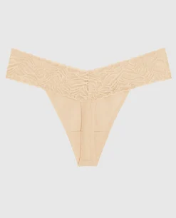 V-Waist Cotton Thong Panty*La Senza Clearance